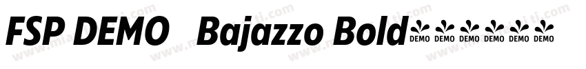 FSP DEMO   Bajazzo Bold字体转换
